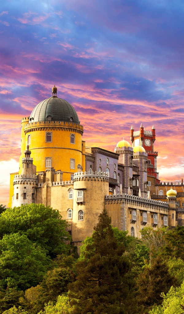 Прекрасный замок на холме, Португалия