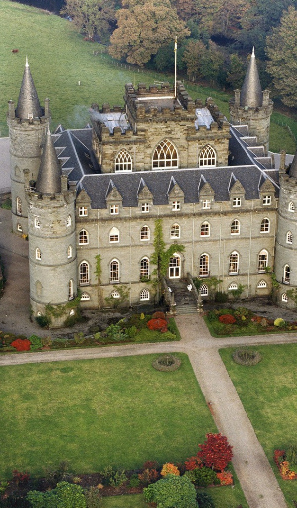 Старинный замок в Шотландии