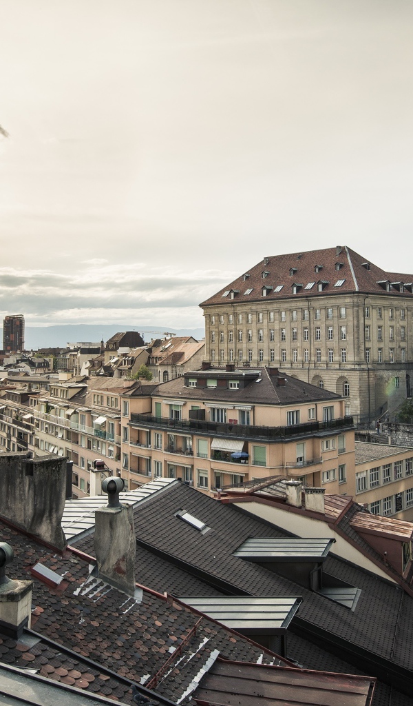 Уютный город в Швейцарии