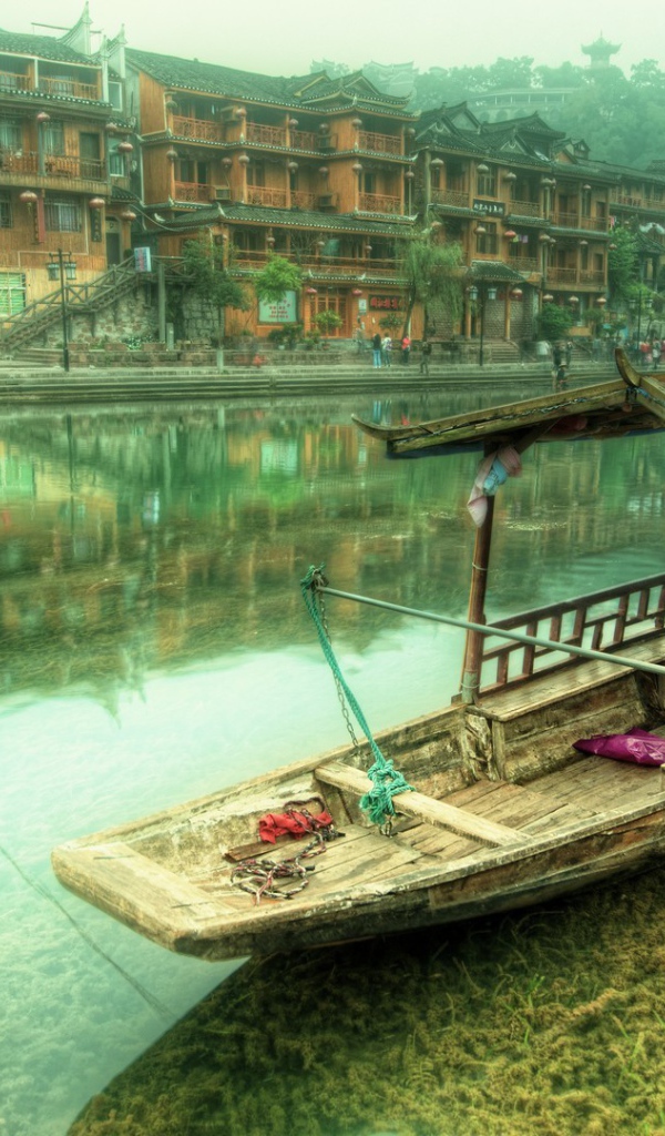 Лодка крестьянина, HDR фото