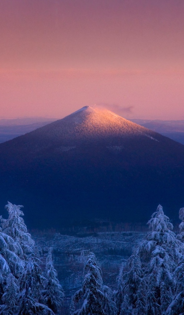 Потухший вулкан в Орегоне