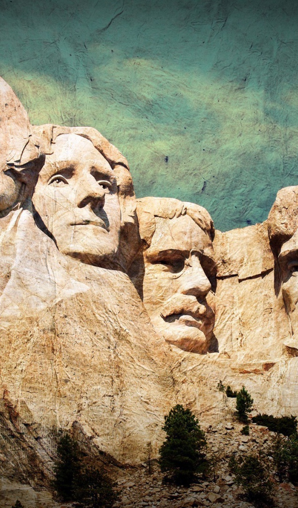 Лица президентов на горе Рашмор, США