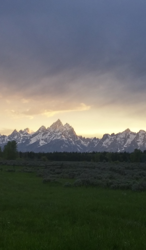 Горы в национальном парке Гранд Титон