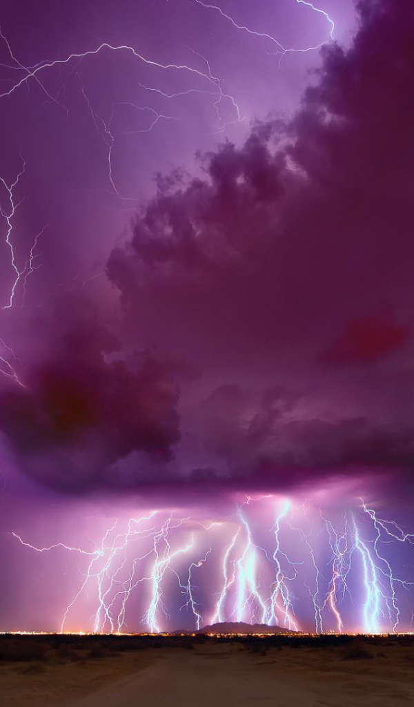 Гроза в Аризоне, США