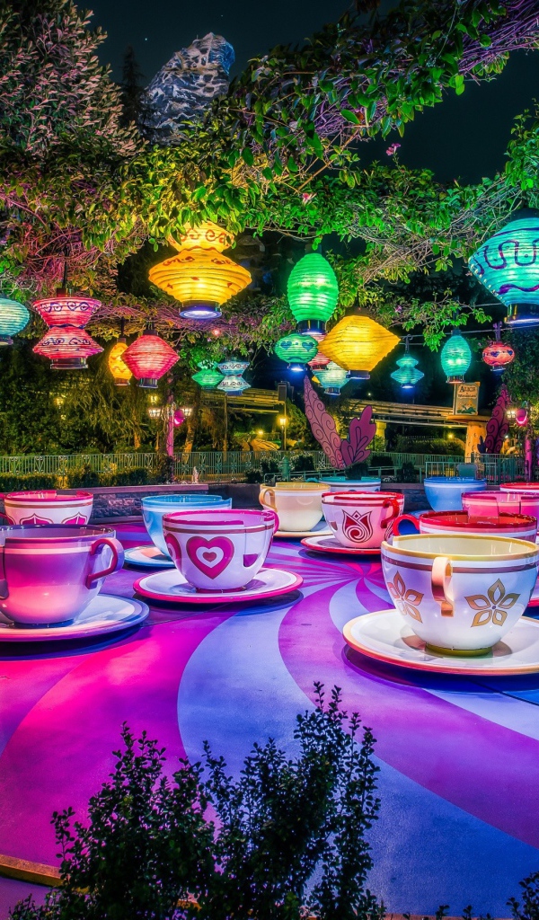 Аттракцион в парке развлечений, Калифорния