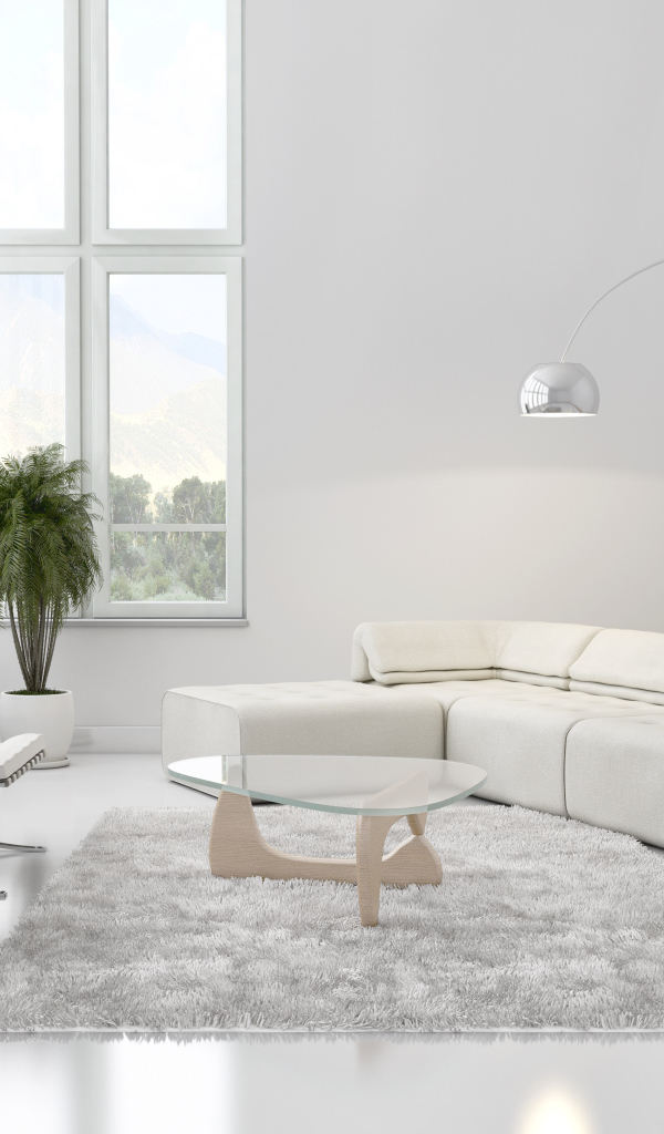 Все белое кроме растения