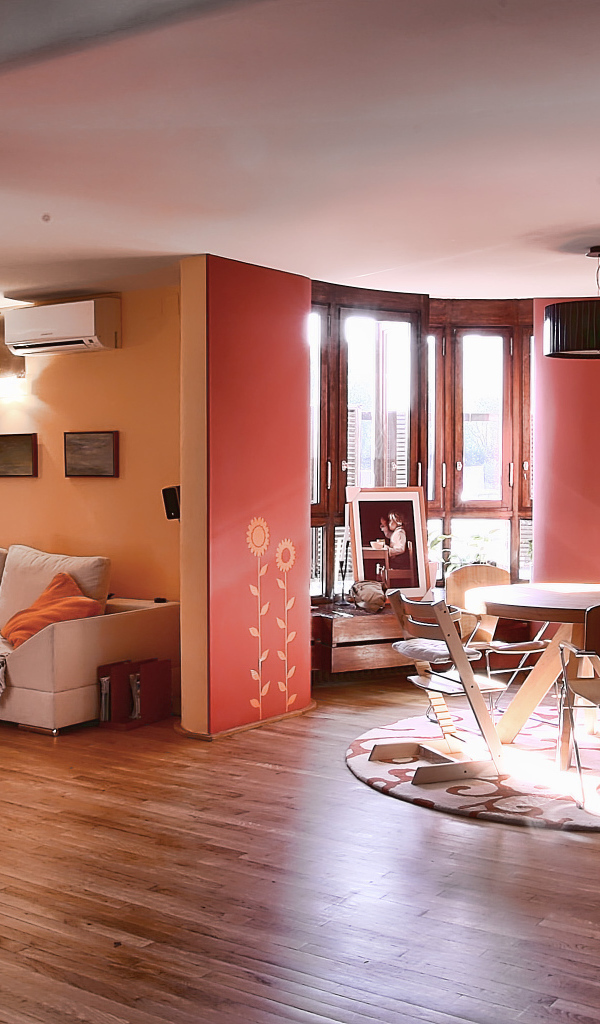 Квартира  в вишневом тоне