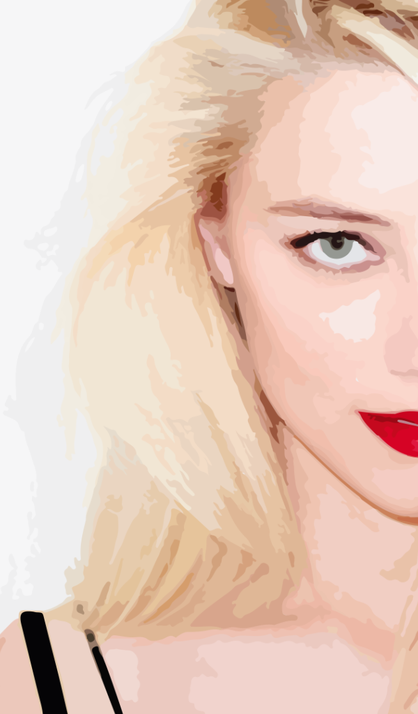 Красивая девушка Эмбер Хёрд