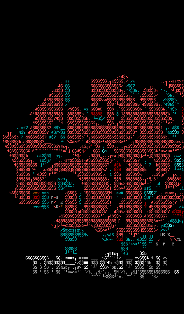 Граффити из восьмибитных символов