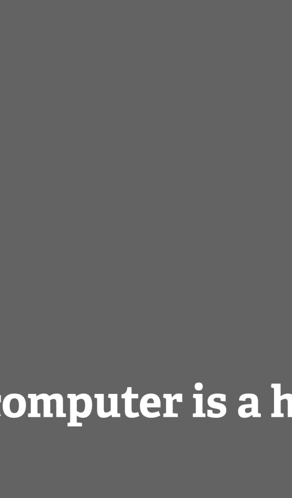 Счастливый компьютер это счастливый пользователь