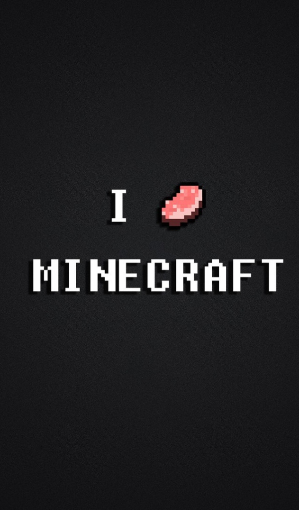 Я люблю игру Minecraft