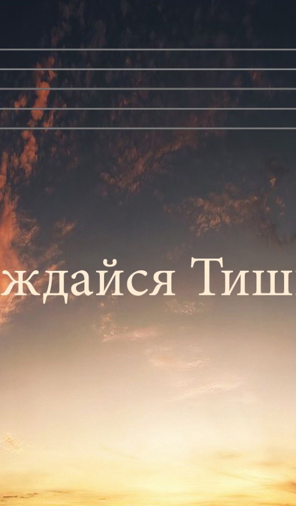 Просто наслаждайся тишиной