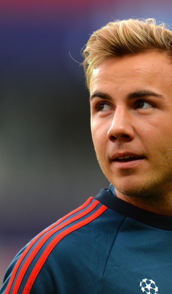 Марио Готце из футбольного клуба Бавария Мюнхен