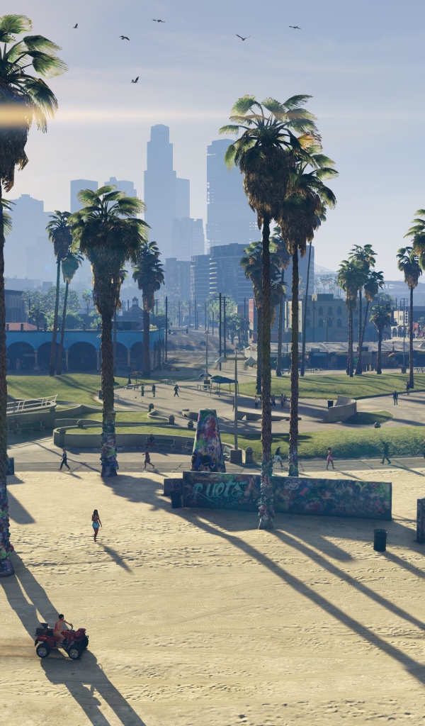 Пальмы на пляже, игра Grand Theft Auto V