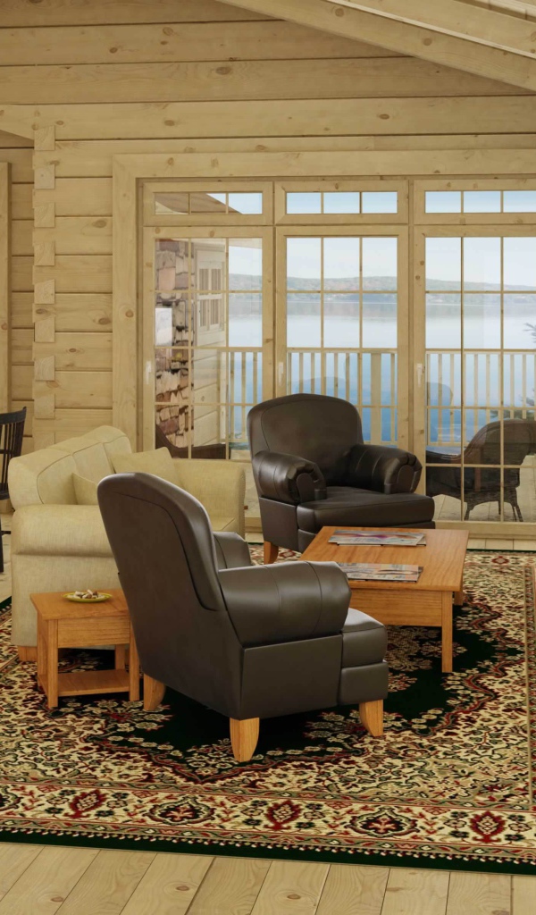 Комната в деревянном доме