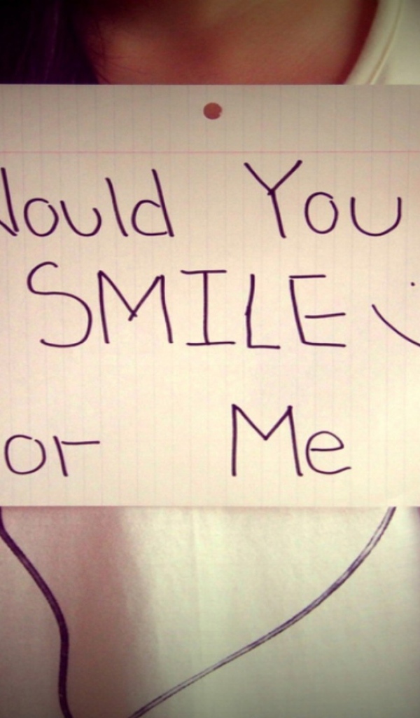 Улыбнись для меня