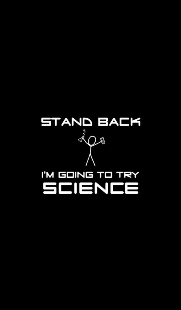 Отойдите, я буду заниматься наукой
