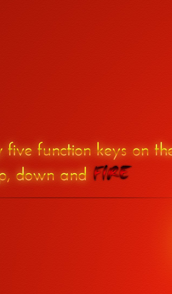 Есть только пять функциональных клавиш
