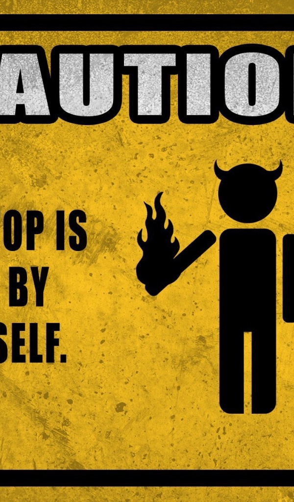 Этот рабочий стол охраняет сам Сатана