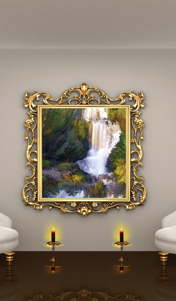 Две колонны и два кресла