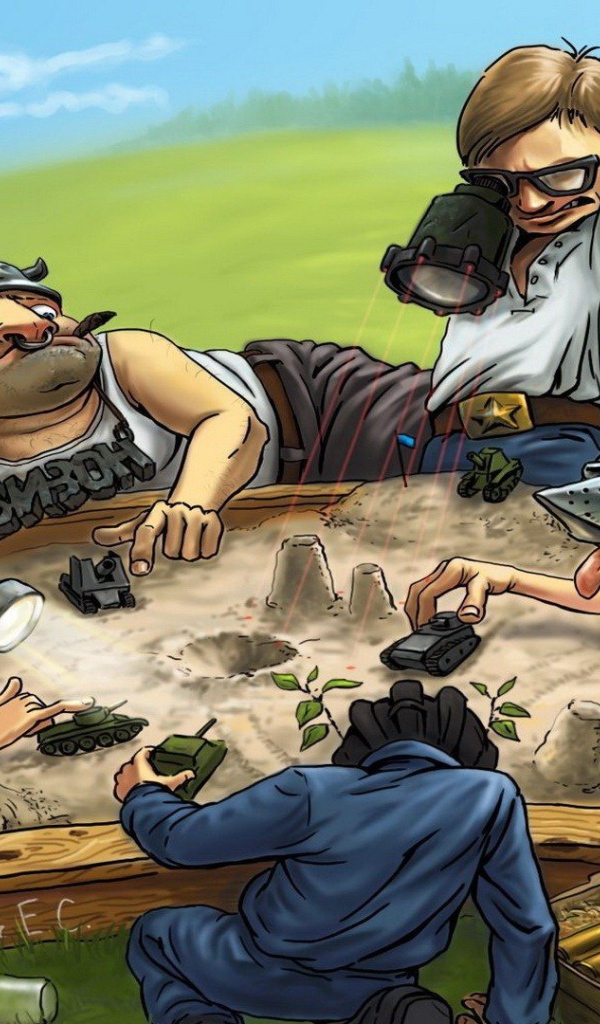 WORLD OF TANKS - глазами жены