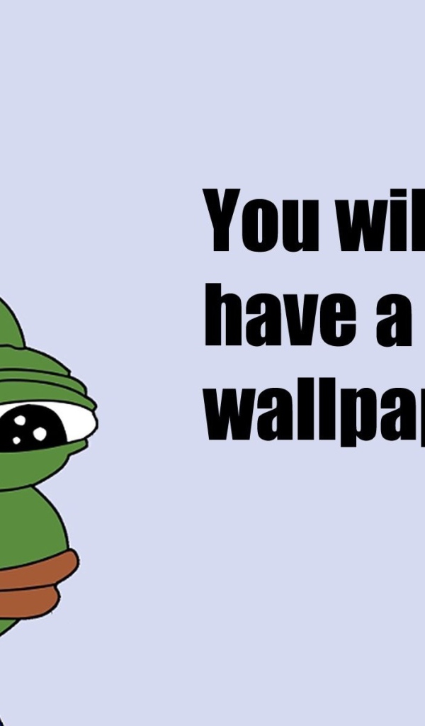 У тебя никогда не будет нормальных обоев для рабочего стола