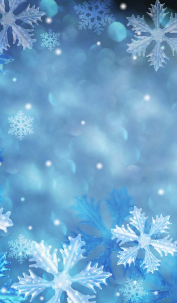 Снежные узоры на окне в Новый год 2017