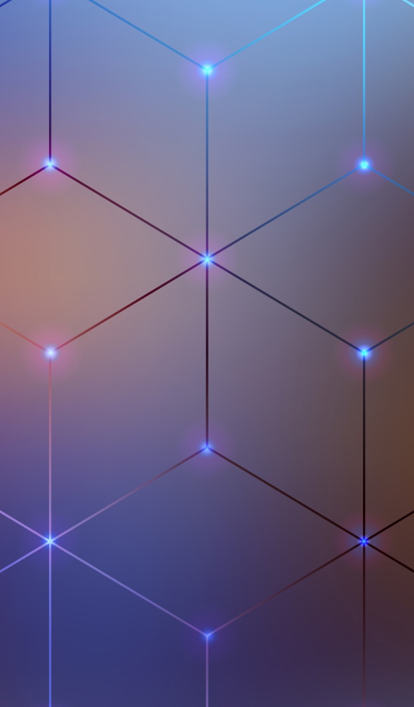 Абстрактный  рисунок из геометрических фигур 3 д графика 