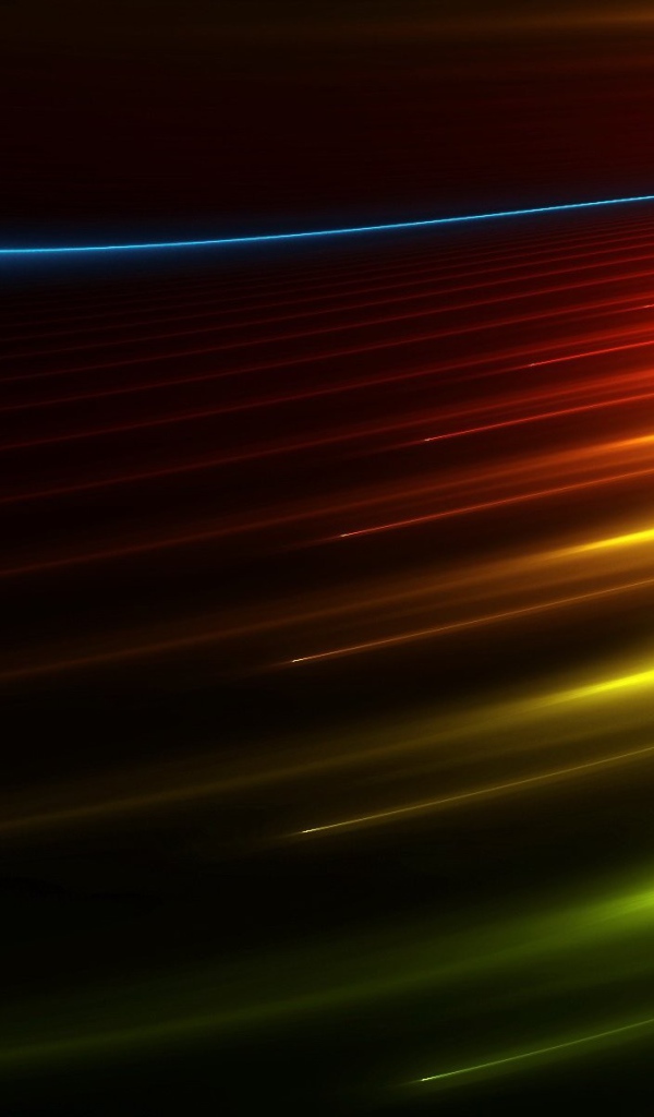 Абстрактные волнистые светящиеся линии 