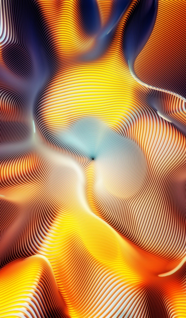 Разноцветная абстрактная червоточина 