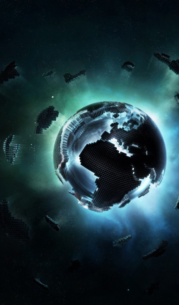 Планета Земля 3д графика 