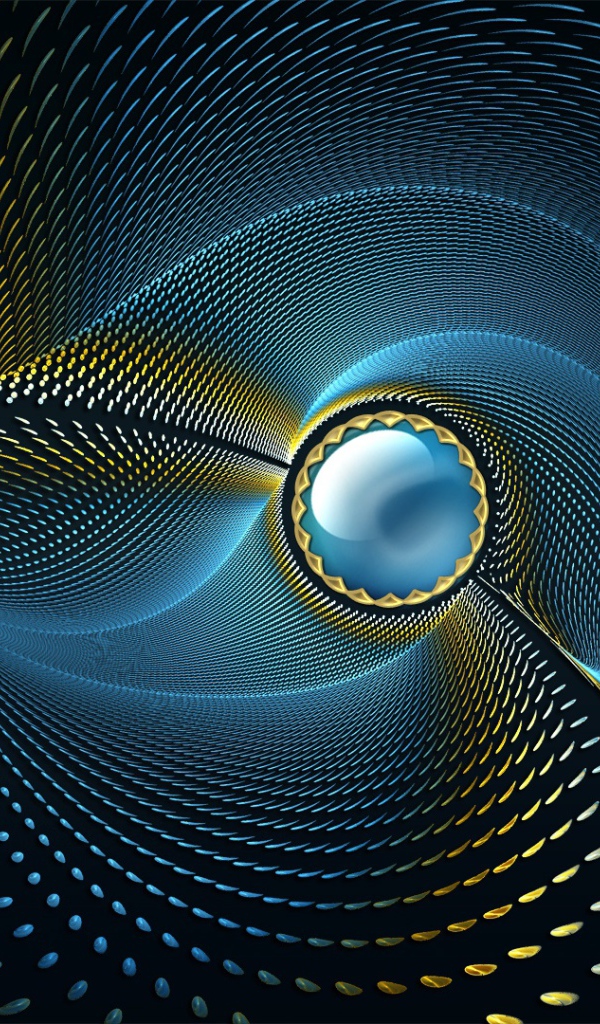 Фрактальный узор 3D графика 