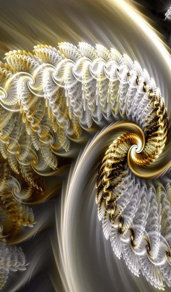 Фрактальные волны, 3д графика