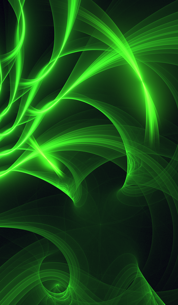Зеленый красивый абстрактный рисунок 
