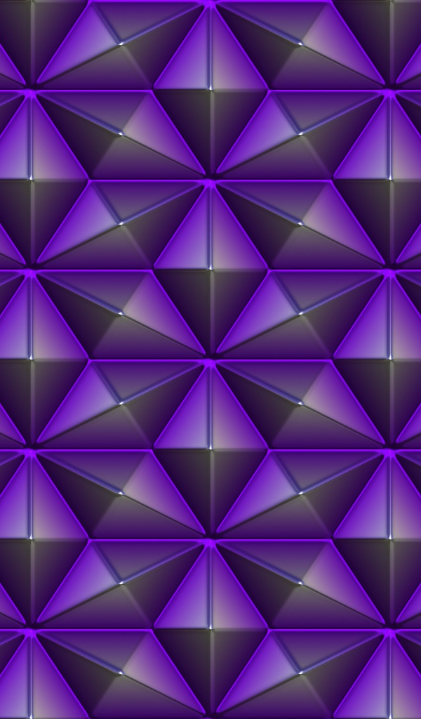 Пурпурные треугольники 3д графика