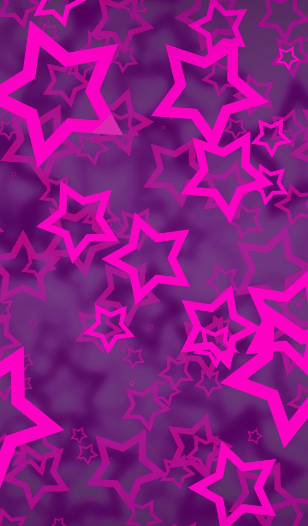 Много розовых звезд  