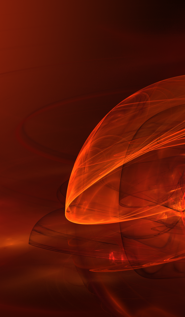 Оранжевая сфера абстракция