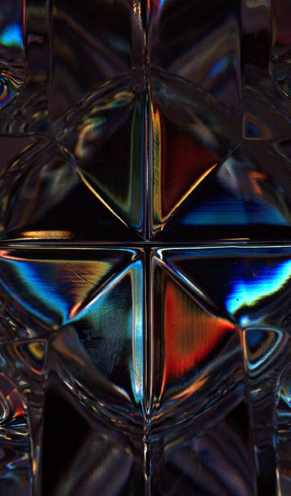 Необычный стеклянный узор  3д графика 