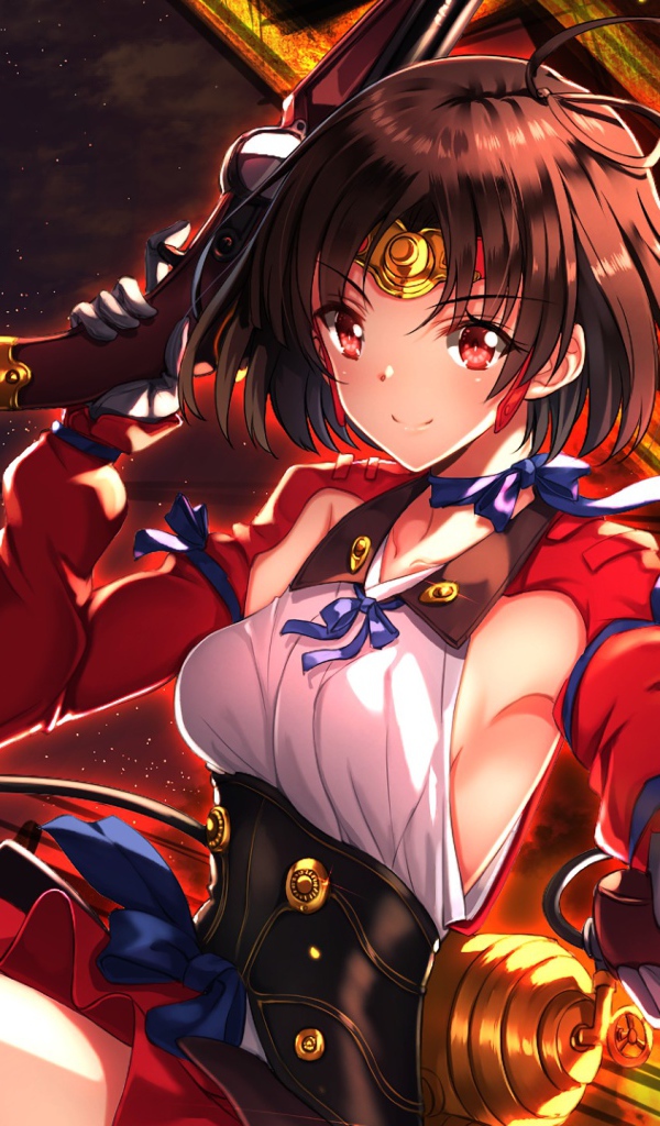 Девушка Мумэй аниме Кабанэри железной крепости 