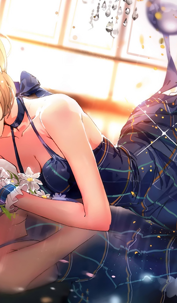 Голубоглазая девушка Каэдэ Такагаки аниме  