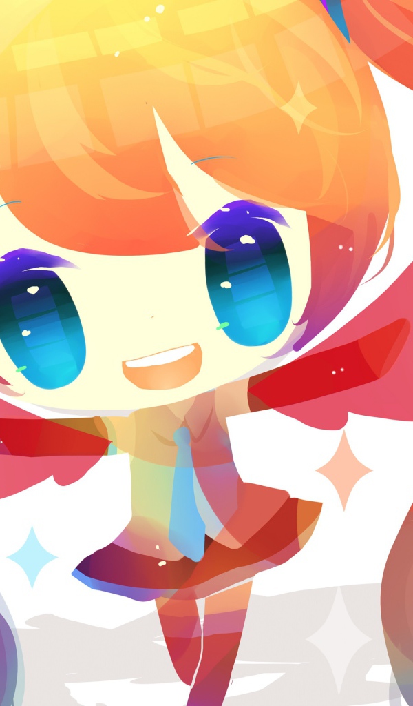 Девочка из аниме Вокалоид 