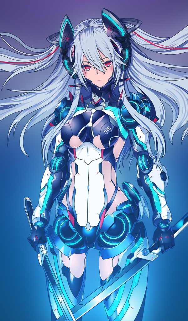 Девушка с мечами аниме 