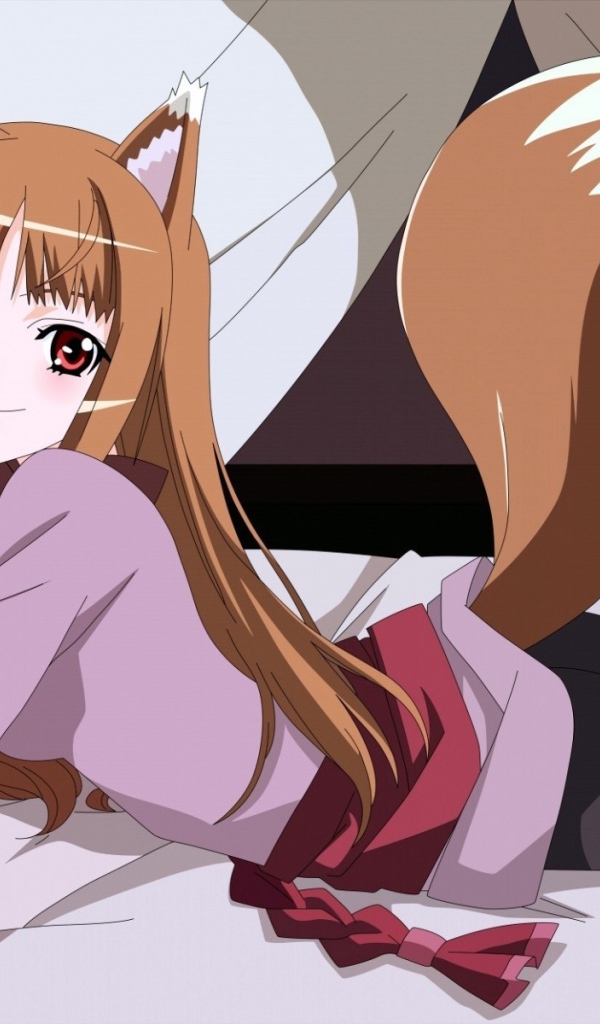 Девушка Холо аниме Волчица и пряности 