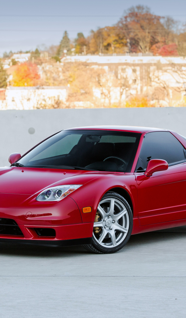 Sports red car Acura NSX