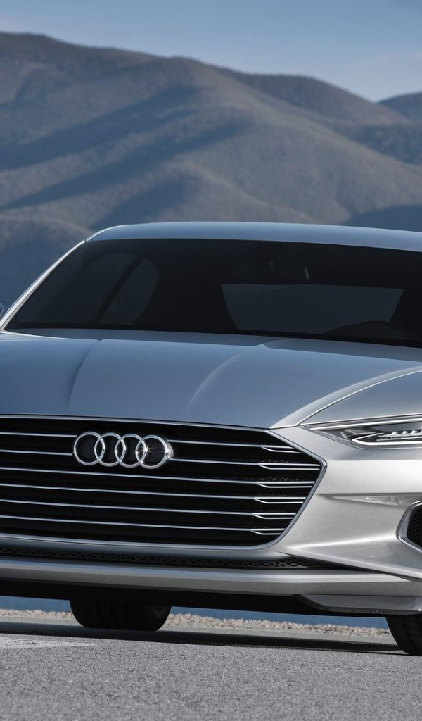 Серебристый автомобиль Audi Q5 2017 