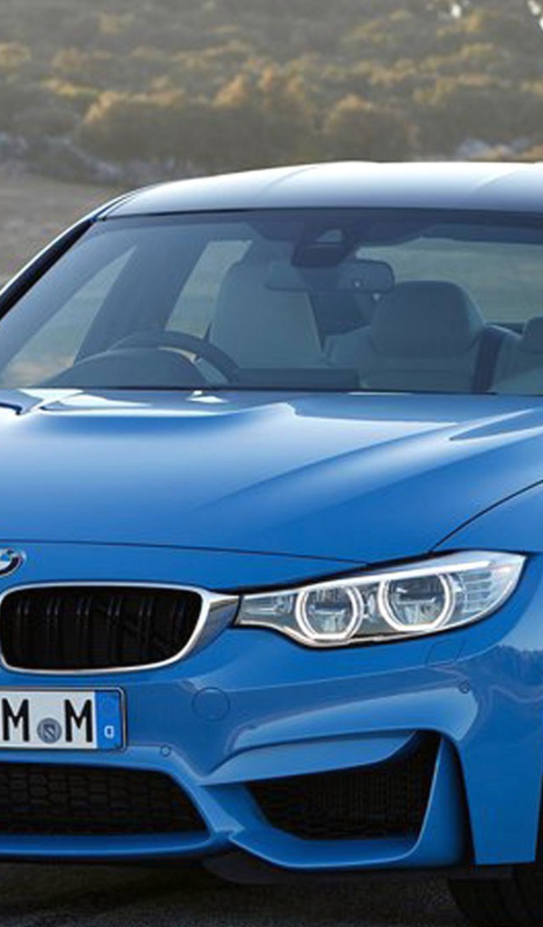 Синий BMW M3 Sedan 2017 года