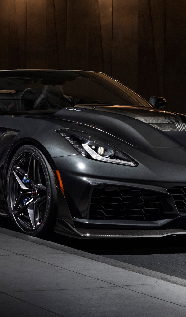 Быстрый новый автомобиль Chevrolet Corvette ZR1, 2019