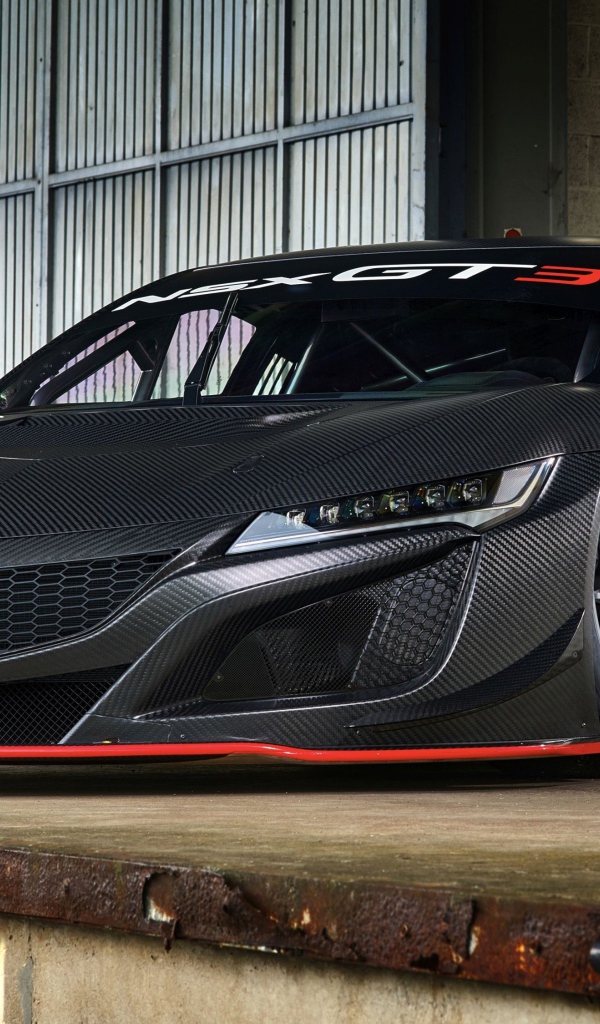 Стильный спортивный тюнингованный автомобиль Honda NSX GT3