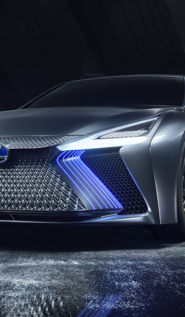 Автомобиль Lexus LS+ Concept, 2017 вид спереди