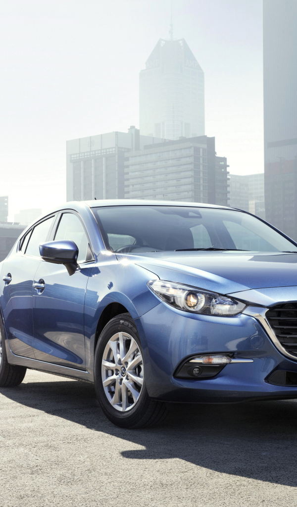 Автомобиль Mazda 3 Maxx, голубой металлик 